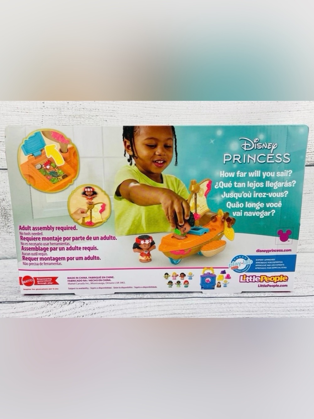 Fisher Price Little People Disney Moana & Mauis Canoe Playset - NEW - Picture 8 of 8